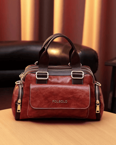 Borsa multiscomparto vintage Valersia Polbolo | Design spazioso e funzionale