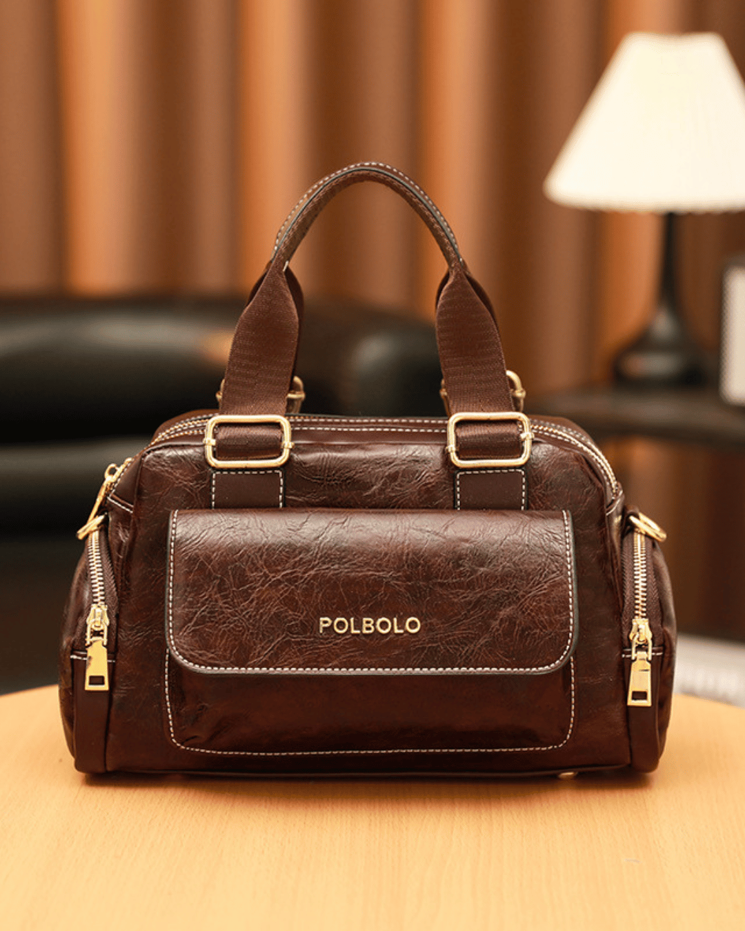 Borsa multiscomparto vintage Valersia Polbolo | Design spazioso e funzionale