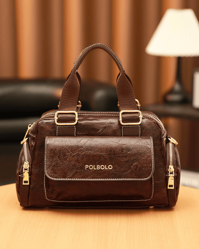 Borsa multiscomparto vintage Valersia Polbolo | Design spazioso e funzionale