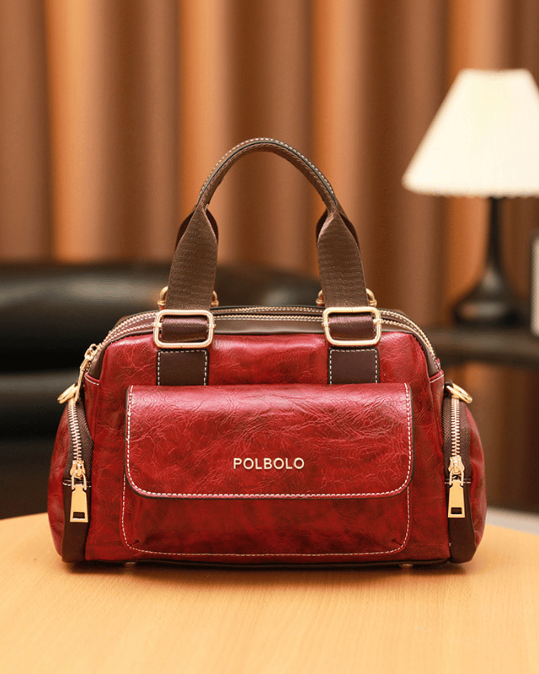 Borsa multiscomparto vintage Valersia Polbolo | Design spazioso e funzionale