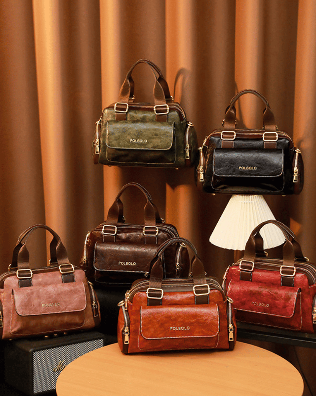 Borsa multiscomparto vintage Valersia Polbolo | Design spazioso e funzionale