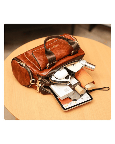 Borsa multiscomparto vintage Valersia Polbolo | Design spazioso e funzionale