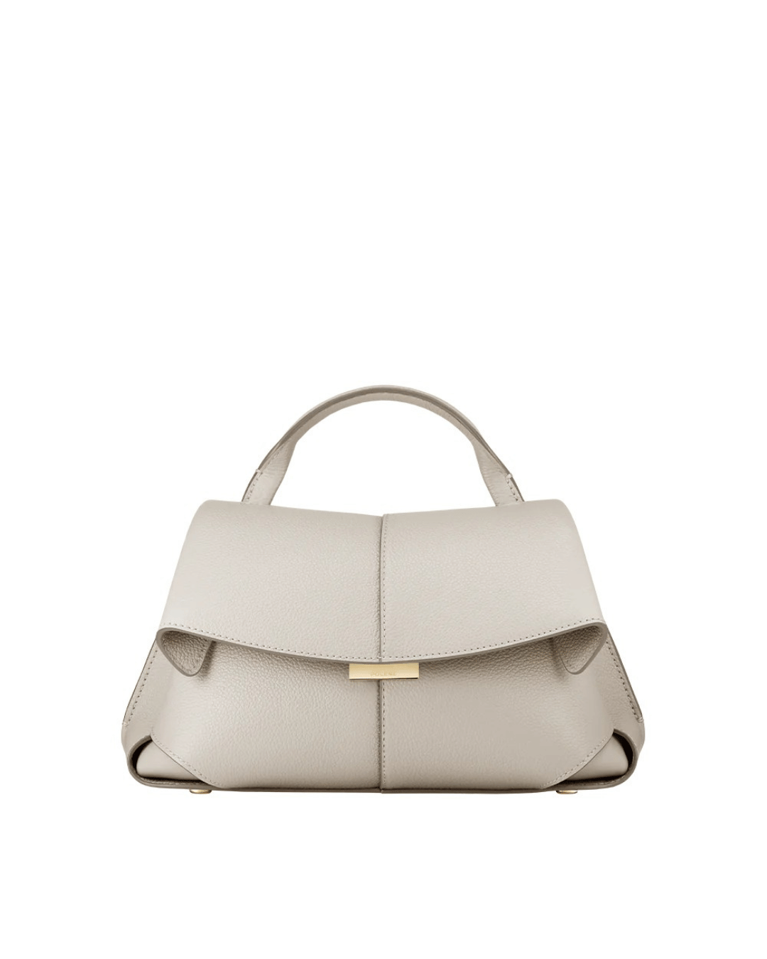 Borsa a mano e a tracolla Valersia con patta Polène Mokki Belle | Elegante e versatile