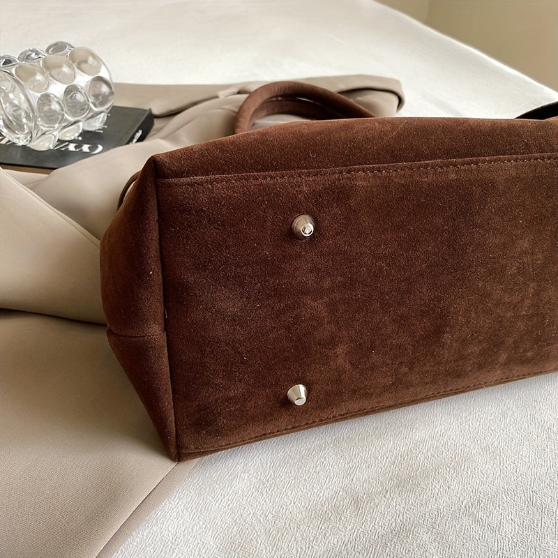 Valersia Elegant bag with vintage suede belt