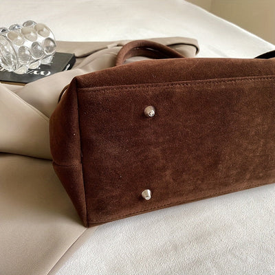 Valersia Elegant bag with vintage suede belt