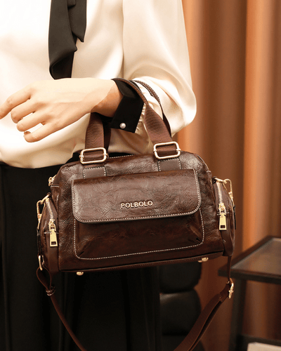 Borsa multiscomparto vintage Valersia Polbolo | Design spazioso e funzionale