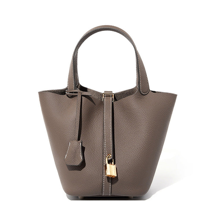 Valersia Picotin Genuine Leather Mini Bag | Luxury & Compact Design