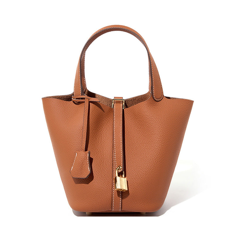 Valersia Picotin Genuine Leather Mini Bag | Luxury & Compact Design