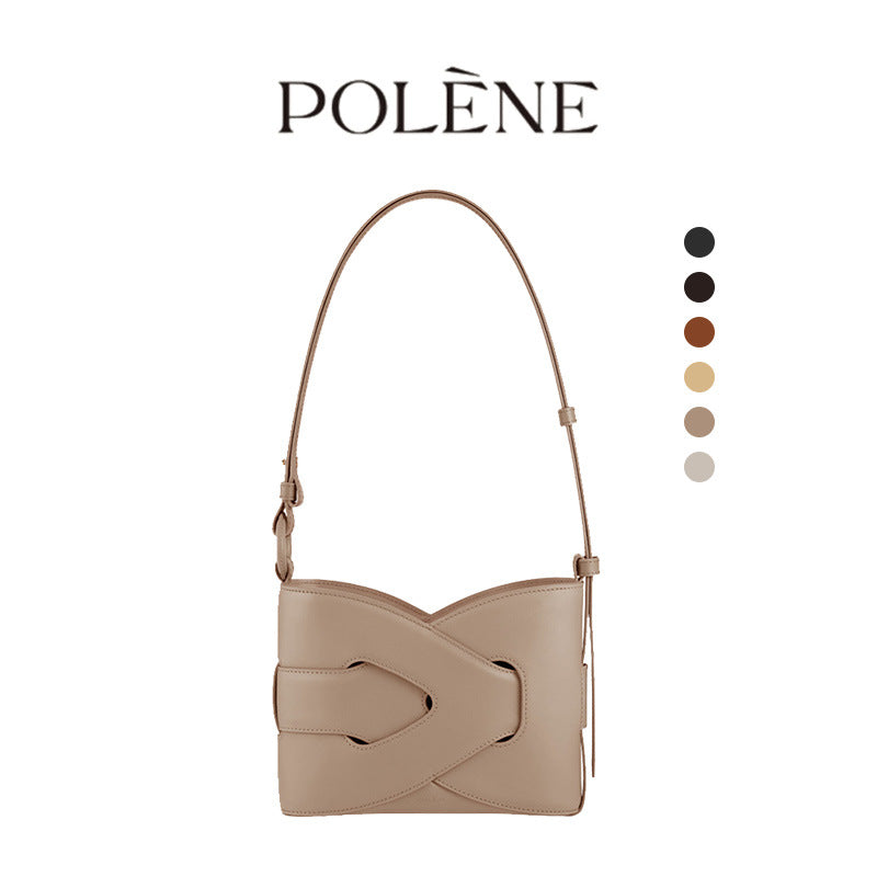 Polène Nodde Seau | Genuine Leather & Unique Elegance