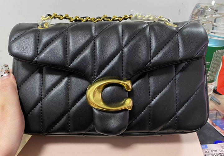 Valersia Coach Tabby Quilted Leather Shoulder Bag - modern design