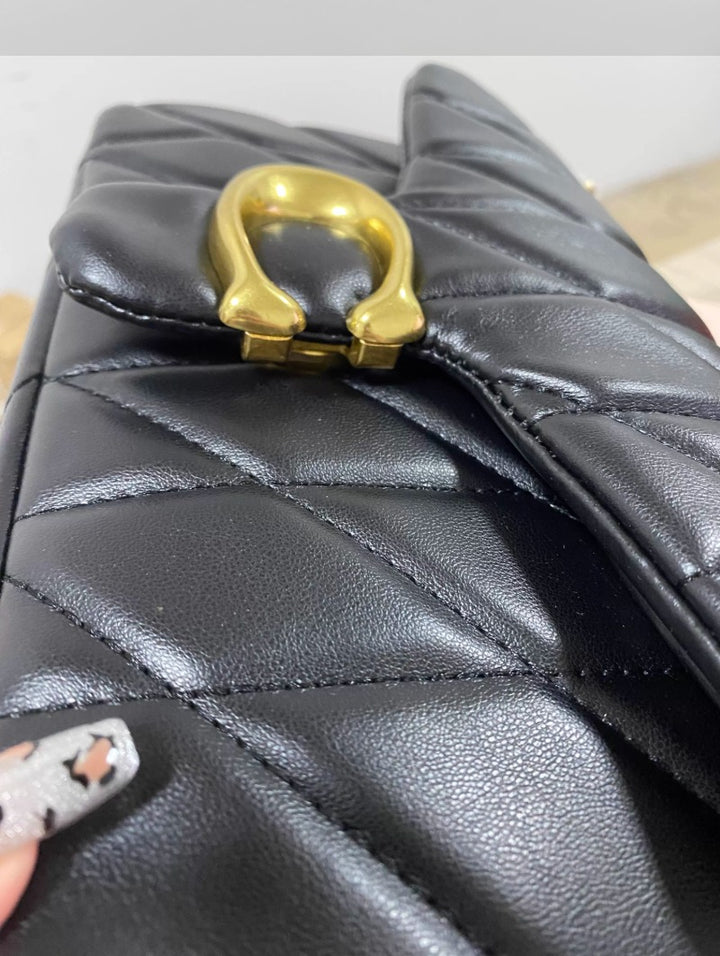 Valersia Coach Tabby Quilted Leather Shoulder Bag - modern design