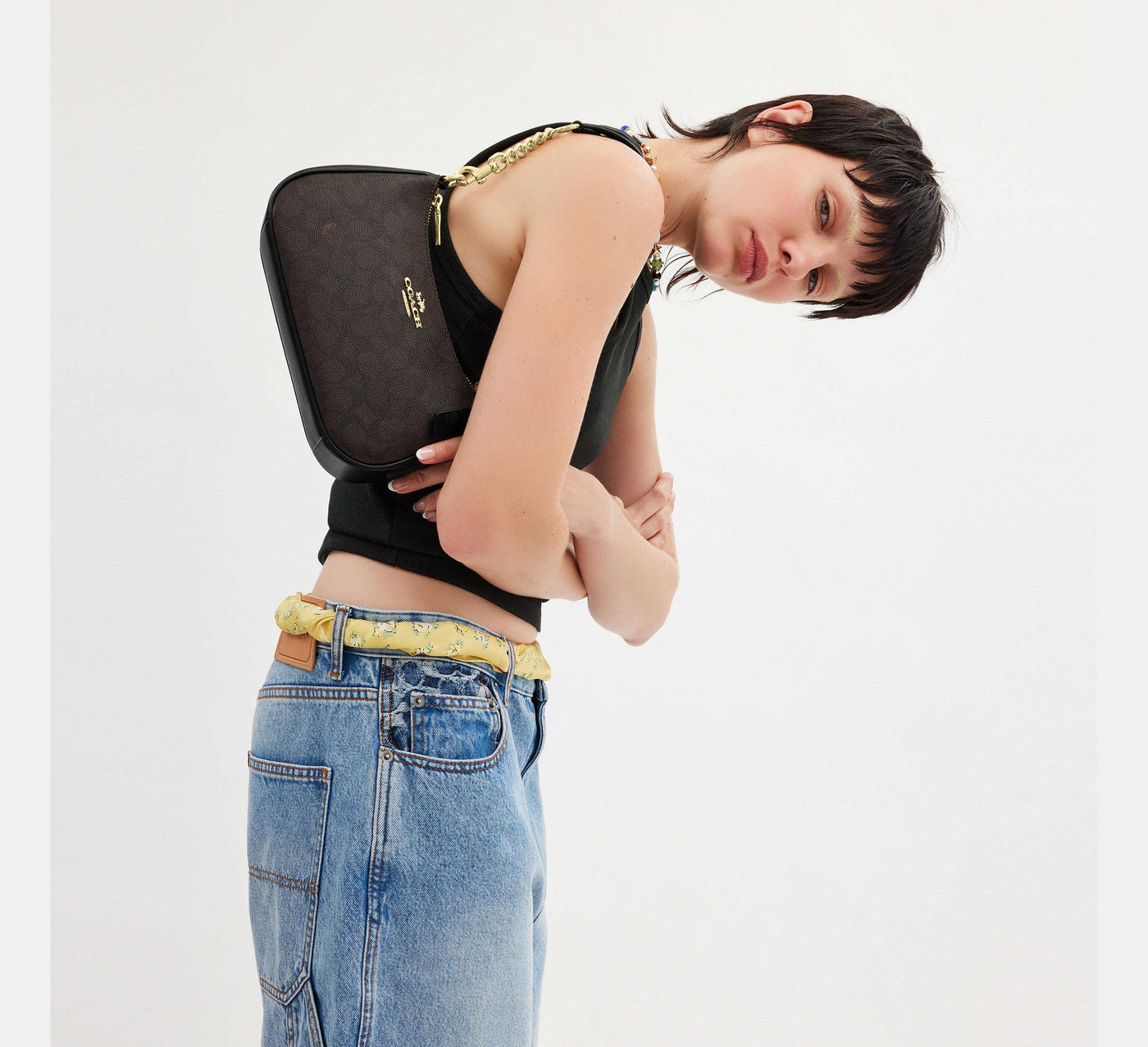 Valersia Coach Teri Genuine Leather Bag | Minimalist and Elegant Design