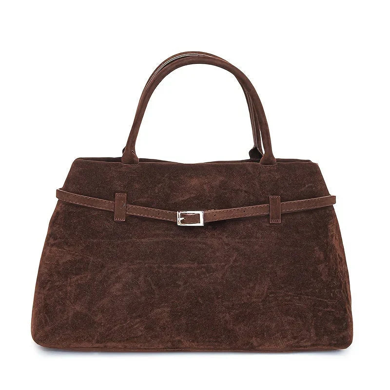 Valersia Elegant bag with vintage suede belt