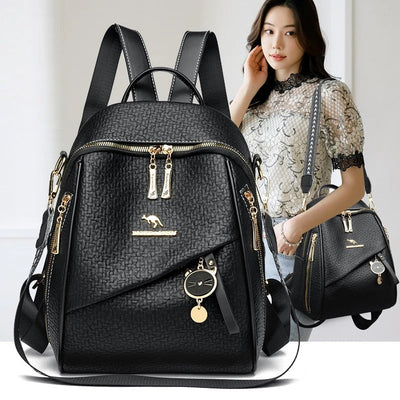 Valersia Modern genuine leather backpack | Stylish and functional