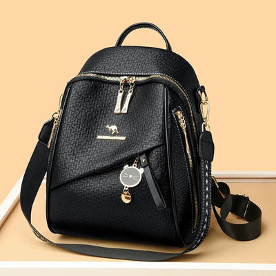 Valersia Modern genuine leather backpack | Stylish and functional