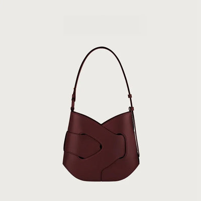 Valersia Polène Nodde Hobo Genuine Leather Bag | Elegant Design with Refined Details