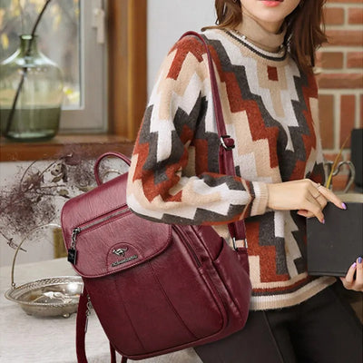 Valersia Genuine leather backpack | Elegant design and spacious