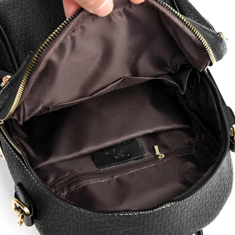 Valersia Modern genuine leather backpack | Stylish and functional