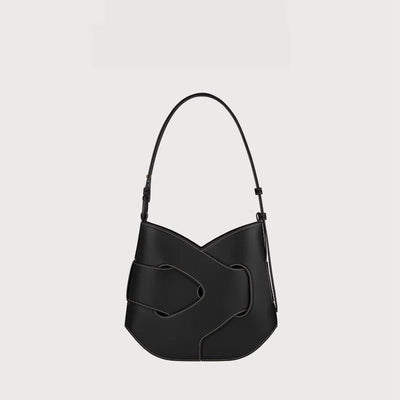 Valersia Polène Nodde Hobo Genuine Leather Bag | Elegant Design with Refined Details