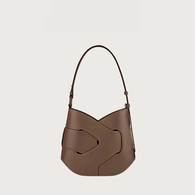 Valersia Polène Nodde Hobo Genuine Leather Bag | Elegant Design with Refined Details