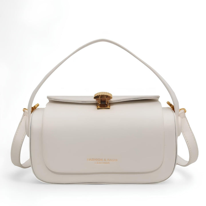 Borsa a mano e a tracolla Valersia con fibbia retrò minimalista | Design elegante e versatile