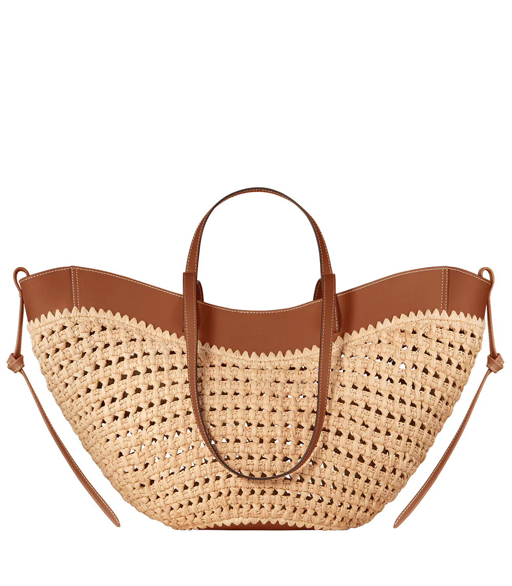 Valersia Poléne bag in genuine woven leather | Elegant design and spacious
